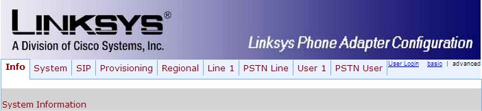 Конфигурация linksys spa3000