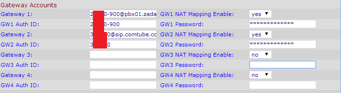 Конфигурация несколько провайдеров linksys spa3000
