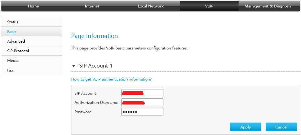 zte_H267N настройка VoIP