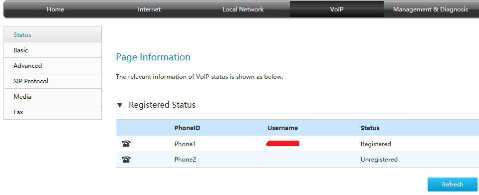 zte_H267N настройка VoIP